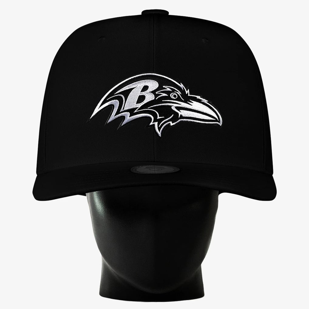 Baltimore Ravens Noggin Boss Unisex Big Hat - Black